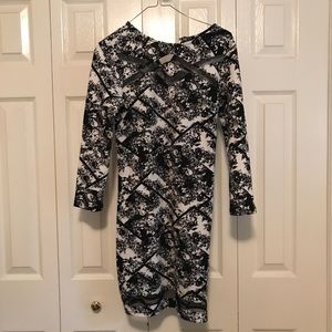 Patterned Body-con Dress